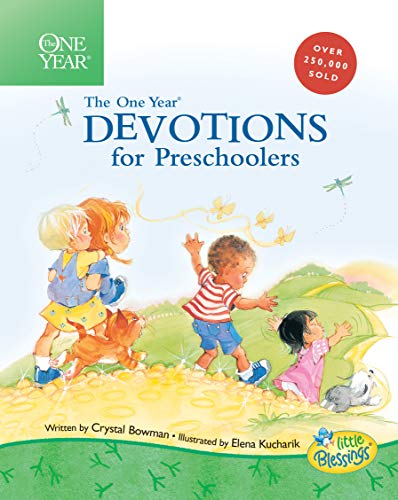 Book cover with children, butterflies, and the title “Devotions for Preschoolers.”