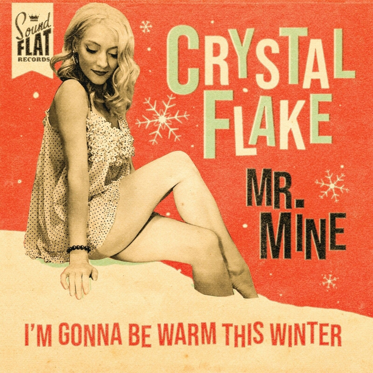 Vinyl record cover featuring a woman in a polka dot dress.