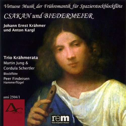 CD cover featuring a painting of a young man playing a recorder.