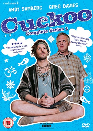 "Cuckoo Series 1 DVD cover featuring two men against a blue background."