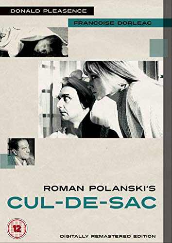 DVD cover for "Cul-de-Sac" featuring two actors in a tense scene.