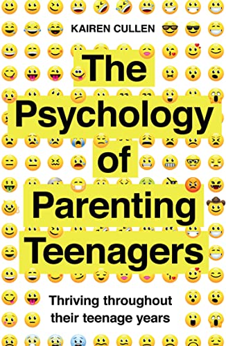 Book cover with yellow text and surrounding teenage-themed emoji faces.