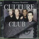Culture Club “Greatest Moments” CD cover with band portrait and eye.