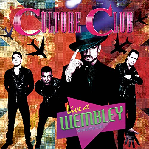 Culture Club “Live at Wembley” vinyl album cover with band members.