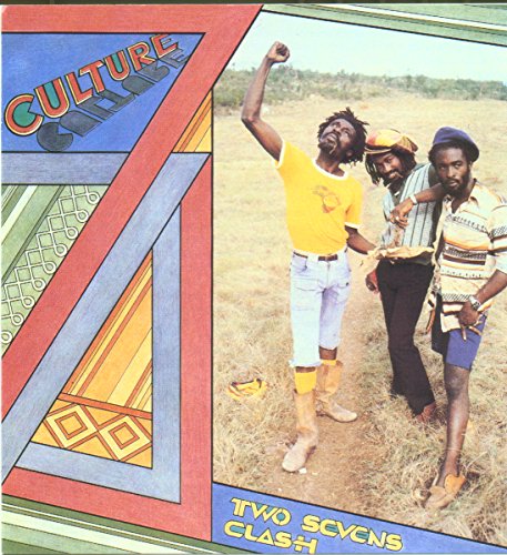 Album cover for Culture’s “Two Sevens Clash” featuring three men in a field.