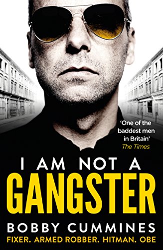Book cover featuring a man in sunglasses, titled "I Am Not A Gangster.