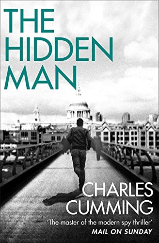 Book cover: man running across bridge toward London skyline.