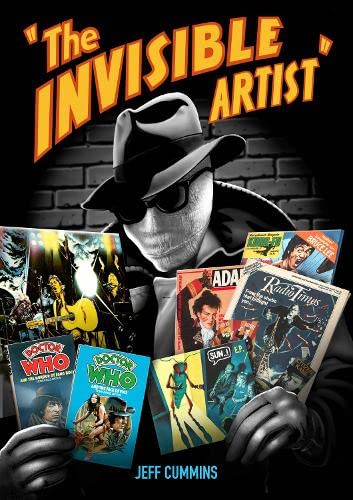 Book cover featuring a shadowy figure with art and magazines.