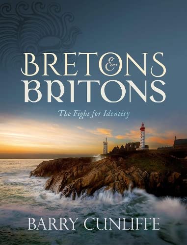 Book cover: “Bretons & Britons” with coastal landscape and lighthouse.