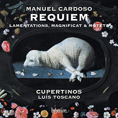 CD cover featuring a lamb in an oval frame with floral details.