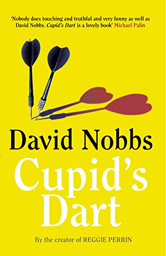 Book cover: "Cupid's Dart" by David Nobbs, with darts and red hearts.