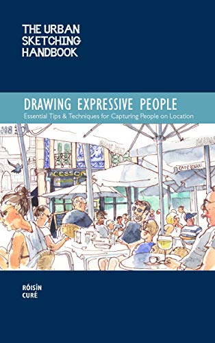 Book cover showing a watercolor sketch of people sitting at outdoor cafe tables.