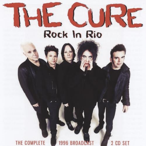 The Cure band portrait from “Rock In Rio” CD cover, 1996.