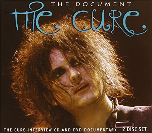 CD cover for The Cure's "The Document" featuring Robert Smith's portrait.