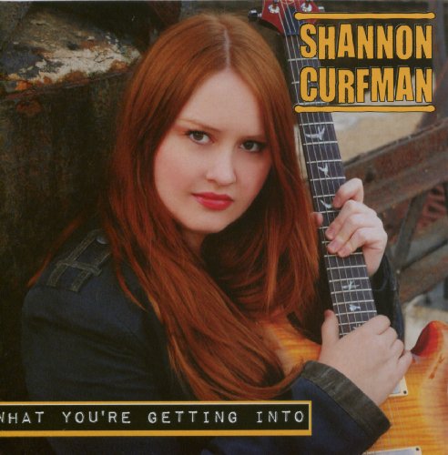 CD cover featuring red-haired woman with a guitar, titled "What You're Getting Into".