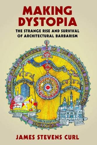 Book cover: "Making Dystopia" with ornate, colorful circular design.