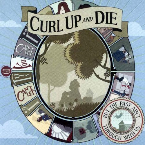CD cover with illustrated forest scene and band name "Curl Up And Die".