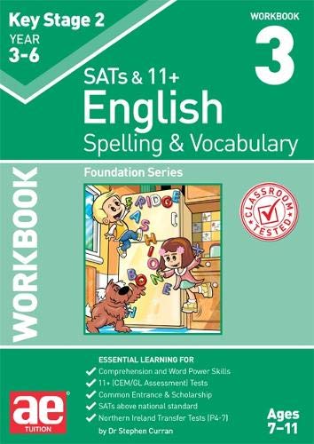 Green workbook cover with children, a dog, and letters on fridge.