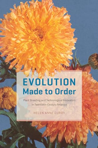 Book cover featuring orange chrysanthemums and the title "Evolution Made to Order.
