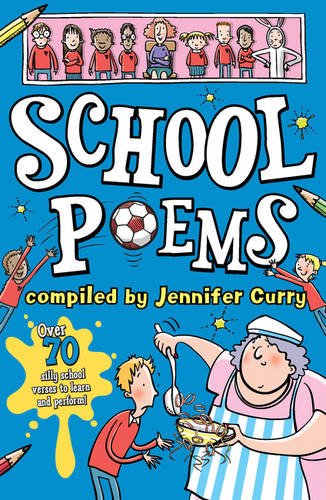 Book cover with colorful cartoon illustrations of children and school scenes.