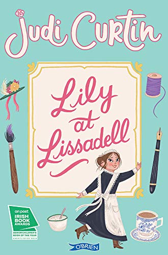 Book cover depicting a portrait of a woman, likely Lily, in a garden setting.