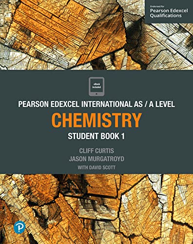 Chemistry textbook cover with cracked mineral formations and bold yellow text.