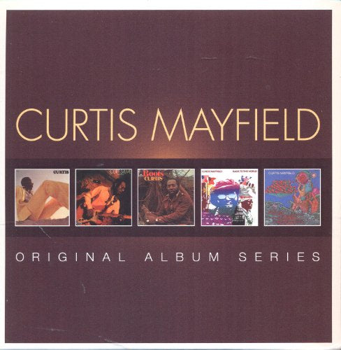 Curtis Mayfield "Original Album Series" CD packaging with album cover collage.