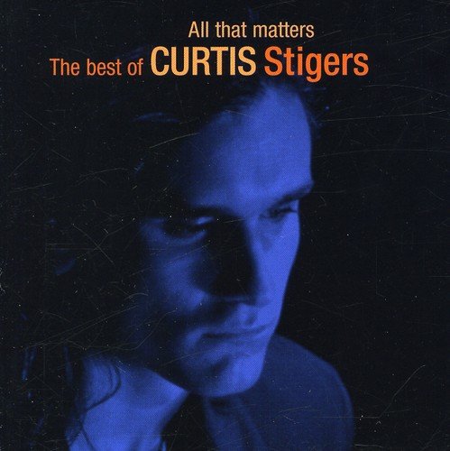 Curtis Stigers album cover, blue tones, portrait of a man.