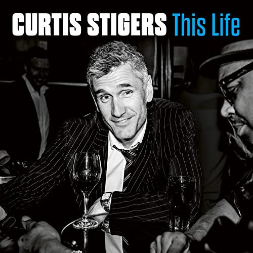 Curtis Stigers album cover, black and white photo of a man with glasses.