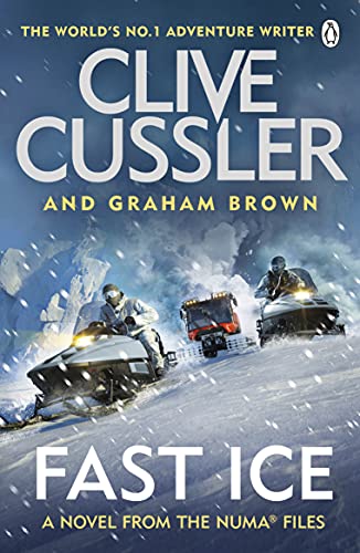 Book cover: snowmobiles racing across a snowy, icy landscape.