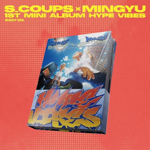 “HYPE VIBES” CD album cover featuring cartoon figures in a city scene.