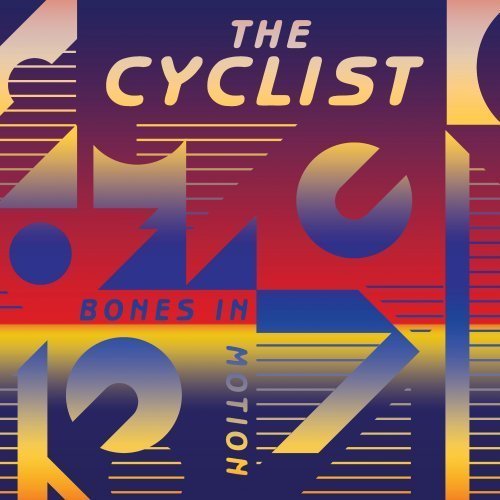 Album cover for "The Cyclist - Bones In Motion" with abstract design.