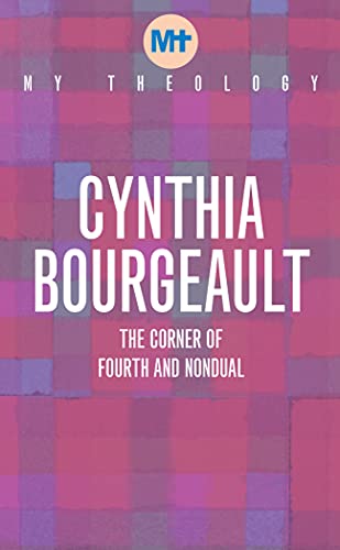 Book cover with abstract purple and pink blocks, white title, author name.