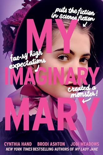 Book cover: young woman in bonnet, title "My Imaginary Mary" in pink.