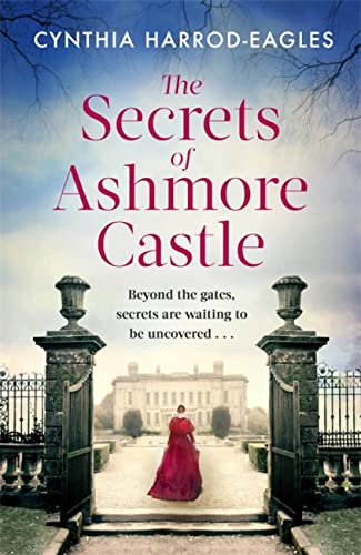 BookCynthia Harrod-Eagles book cover featuring a woman in red facing a large estate.