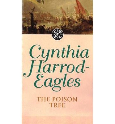 Book cover: "The Poison Tree" by Cynthia Harrod-Eagles, with a cityscape.