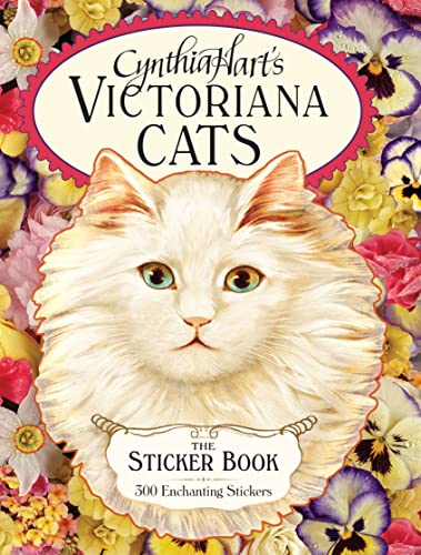 Book cover featuring a white cat portrait surrounded by colorful flowers.