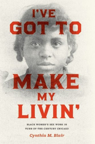 Book cover with a vintage portrait of a Black woman and red text.
