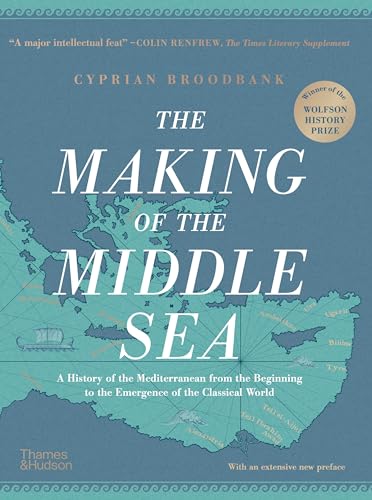 Book cover for The Making of the Middle Sea featuring a Mediterranean map background.