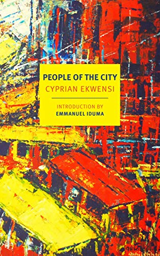 Book cover for “People of the City” by Cyprian Ekwensi, abstract art.