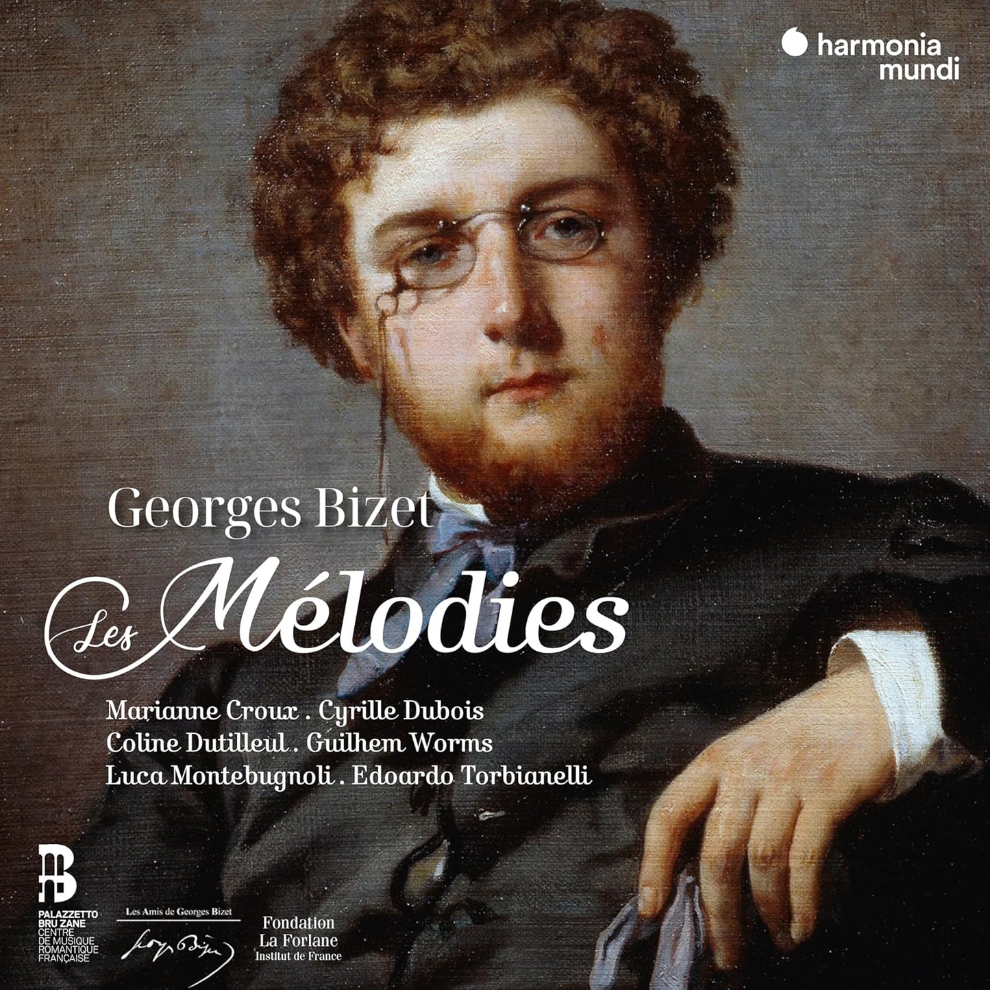 CD cover for Georges Bizet’s *Les Mélodies* featuring a portrait.
