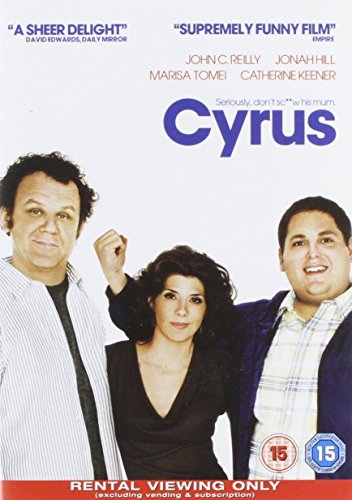 DVD cover for "Cyrus" featuring three actors in a portrait.