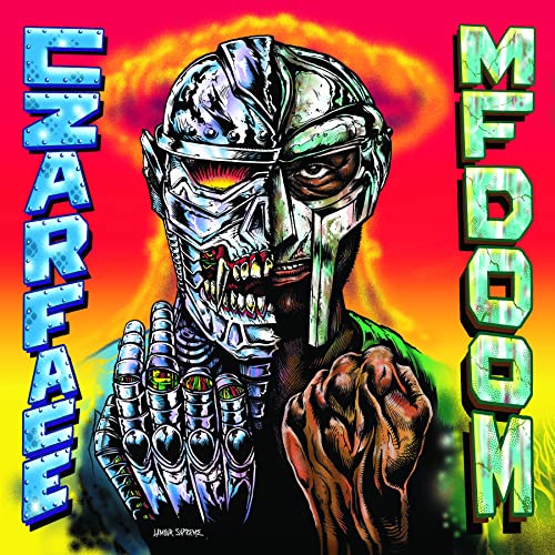Image of a CD case with Czarface and MF DOOM music album artwork.