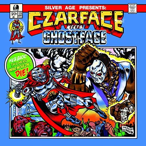 Comic book cover featuring Czarface and Ghostface in superhero poses.