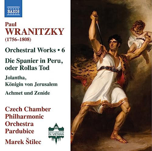 CD cover for Paul Wranitzky orchestral works, featuring a classical painting.