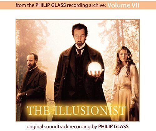 CD cover for “The Illusionist” soundtrack featuring film characters.