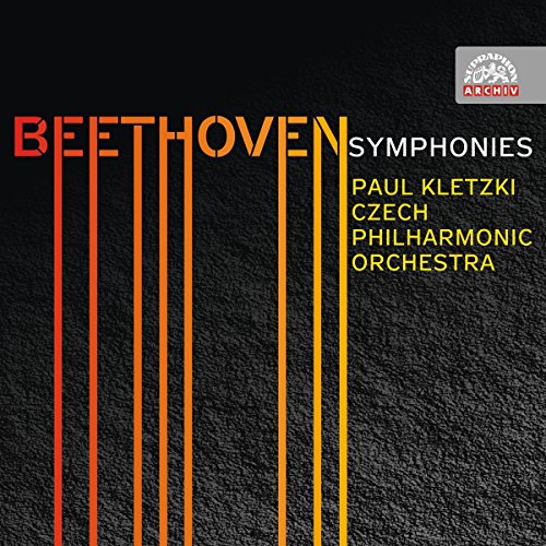 CD cover for Beethoven symphonies by Paul Kletzki and Czech Philharmonic.