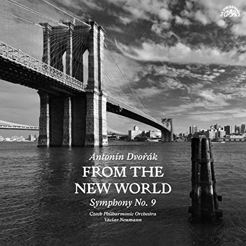 Black and white album cover featuring a bridge and city skyline with white text overlay.