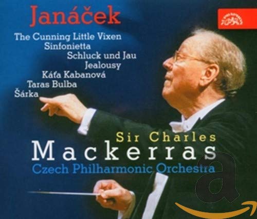 CD cover featuring conductor Sir Charles Mackerras and composer Janáček’s name.