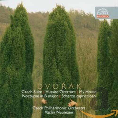 CD cover featuring green trees and composer Antonín Dvořák’s name.